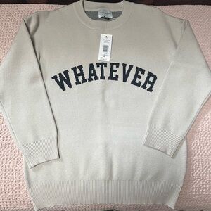 🖤New With Tags Pink Rose “Whateverr” Sweater🖤